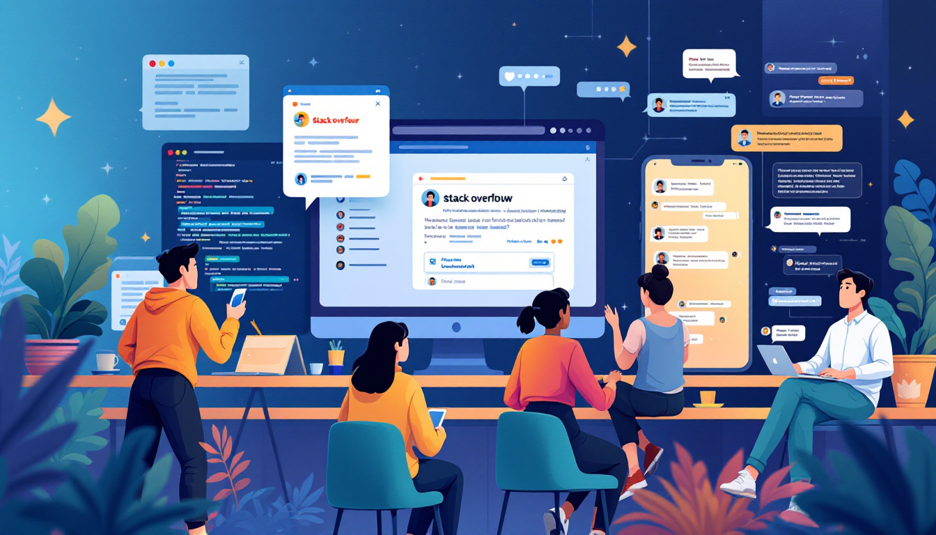 파이썬 독학에 도움을 주는 온라인 커뮤니티 활동을 보여주는 이미지